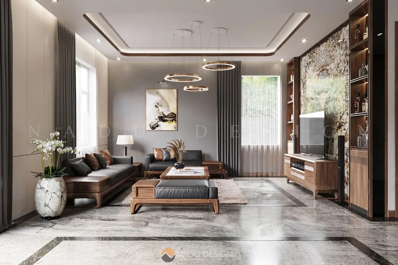 Thiết kế nội thất biệt thự gỗ óc chó – Tinh hoa nghệ thuật trong không gian sống đẳng cấp 2 Thiết kế nội thất biệt thự gỗ óc chó – Tinh hoa nghệ thuật trong không gian sống đẳng cấp