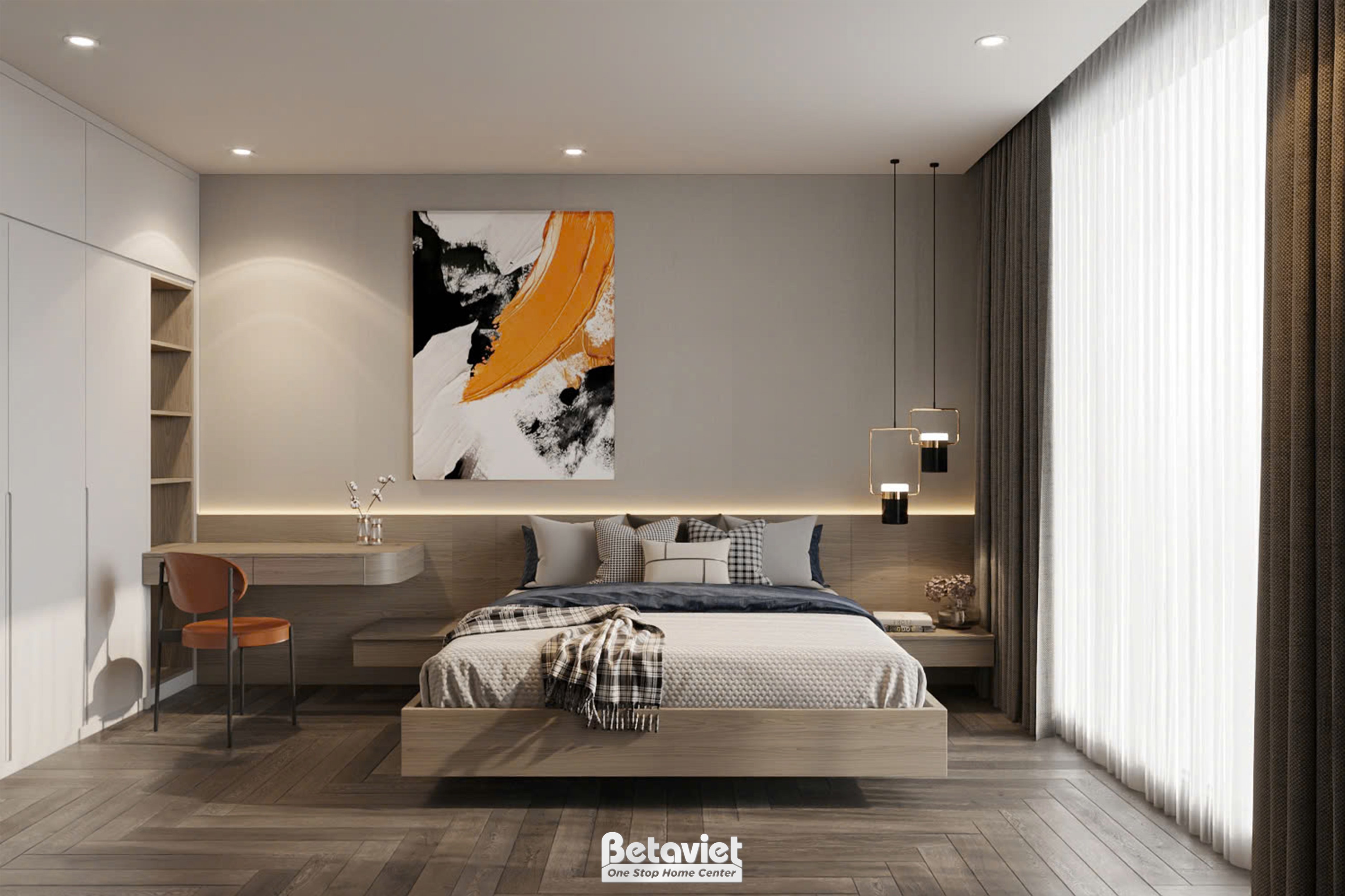 Thiết kế phòng ngủ đẹp - Bí quyết tạo không gian nghỉ ngơi lý tưởng và đẳng cấp